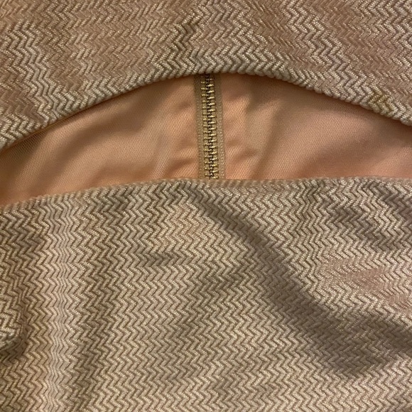 Michael Costello x REVOLVE Velvet Chevron Blush Pink CutOut Maxi Dress XXS - Picture 7 of 13